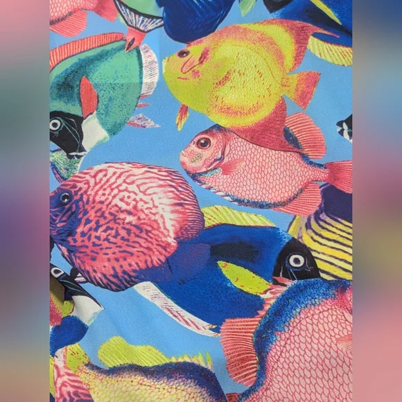 Show Me Your Mumu Under The Sea Romper Tropical Fish XS NWT XS - Picture 6 of 7